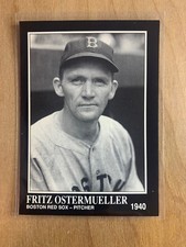 1991 CONLON COLLECTION - TSN - FRITZ OSTERMUELLER - #99 RED SOX -