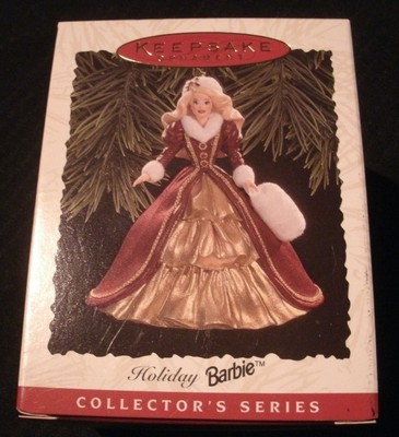 1996 holiday barbie ornament value