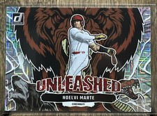 2023 Panini Donruss Unleashed #U19 Noelvi Marte Vector Parallel Cincinnati Reds