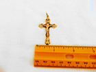 Vintage 14k Yellow Gold Cross Pendant 4.5g (a46) — photo 9