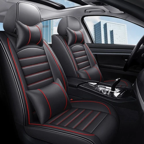 For Lexus Car Seat Cover Protectors Waterproof Leather Front Rear Seat Cushion - Bild 4 von 28