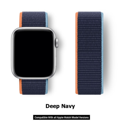 For Apple Watch 11 10 9 8 7 6 5 4 SE 3 Nylon Sport Loop Band 40/44/41/45/42/46mm