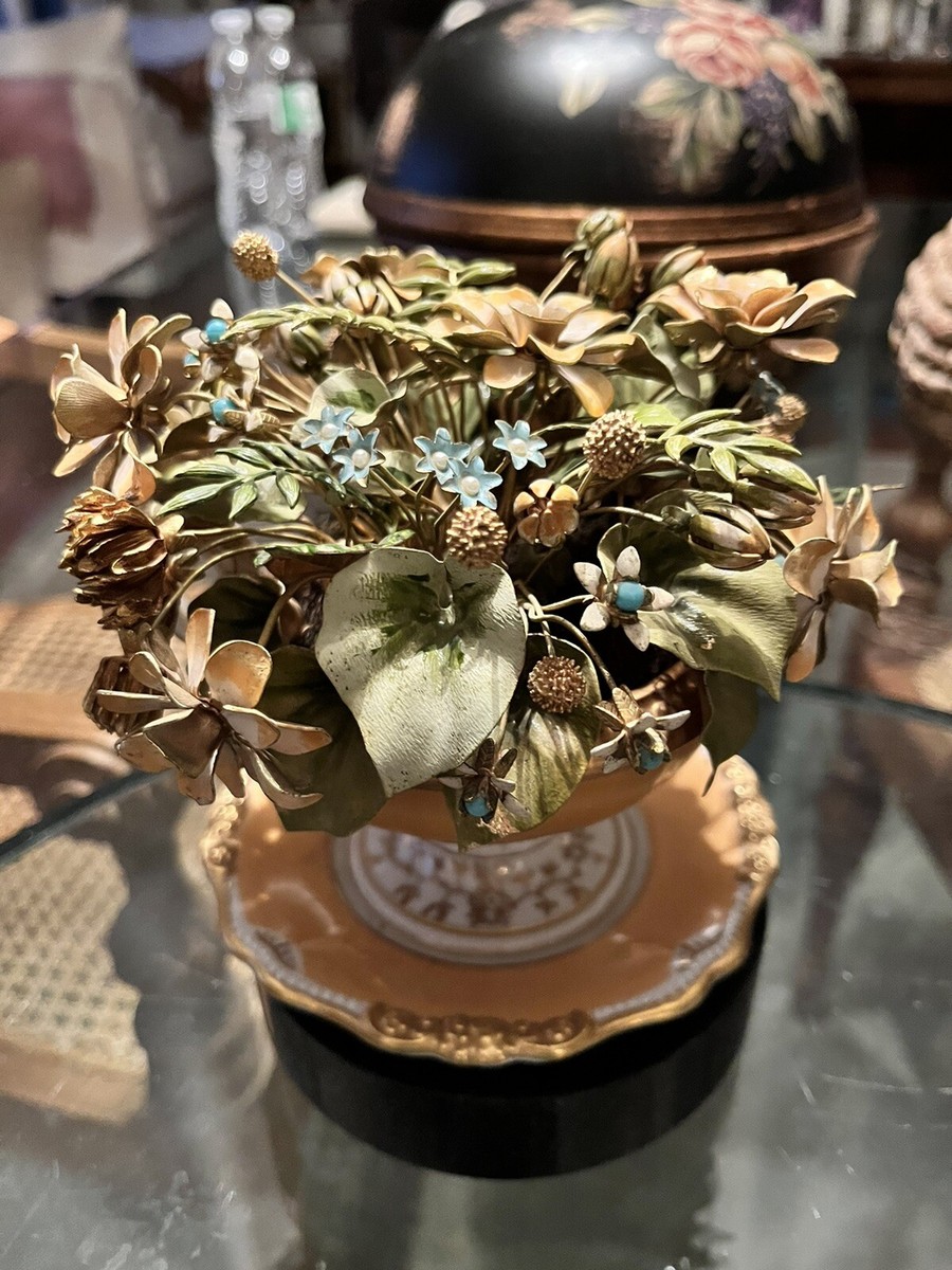 Fleurs Des Siecles By Jane Hutcheson For Gorham Enameled Flowers