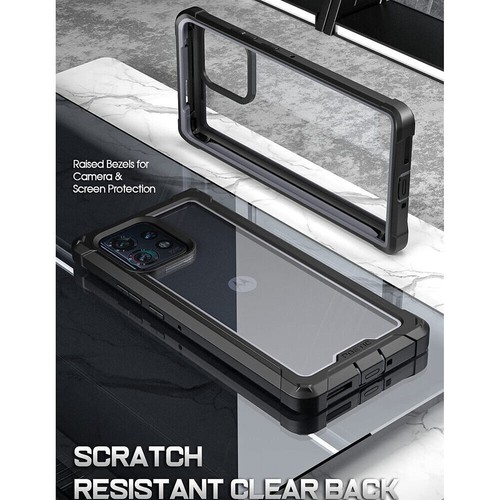 For Moto Edge Plus 2023 Case Clear Back Shockproof Cover 360 Full Coverage - Picture 5 of 25