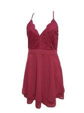 Windsor Women's Junior's NEW MEDIUM V-neck Empire waist Party Dress(#M2