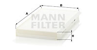 Mann-Filter CU 3139 Filter, Innenraumluft FÜR Alpina BMW BMW (Brilliance)