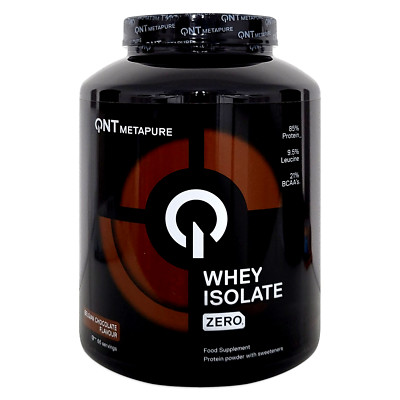 QNT  Whey Isolate Zero 2 kg  Molkenproteinisolat Muskelaufbau Belgian Chocolate