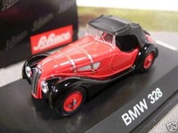 1/43 Schuco Bmw 328 Cabrio Softtop Rot 02421