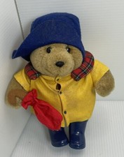 Vintage 2001 Paddington Bear Rainy Day Collection 32868 7.5 Umbrella Blue Boot