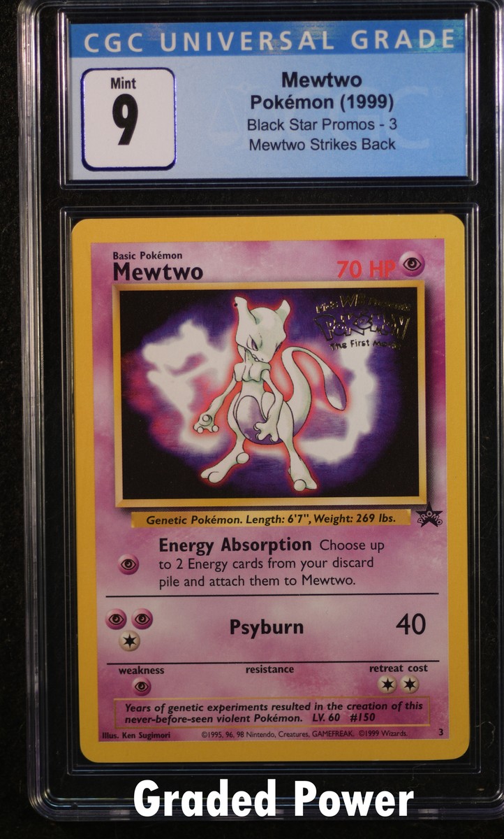 Promo Mewtwo Black Star Promo CGC 9 (0346) #3 Pokemon | eBay