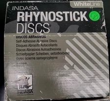 Indasa Rhynostick DA Sanding Discs, 6" inch, 120 Grit  PSA , No Hole, 100 Disc