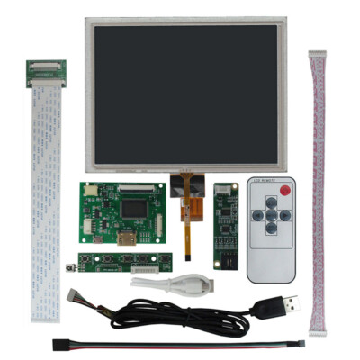 8-inch Portable Monitor LCD Display Touch Screen For Raspberry Pi PC Secondary