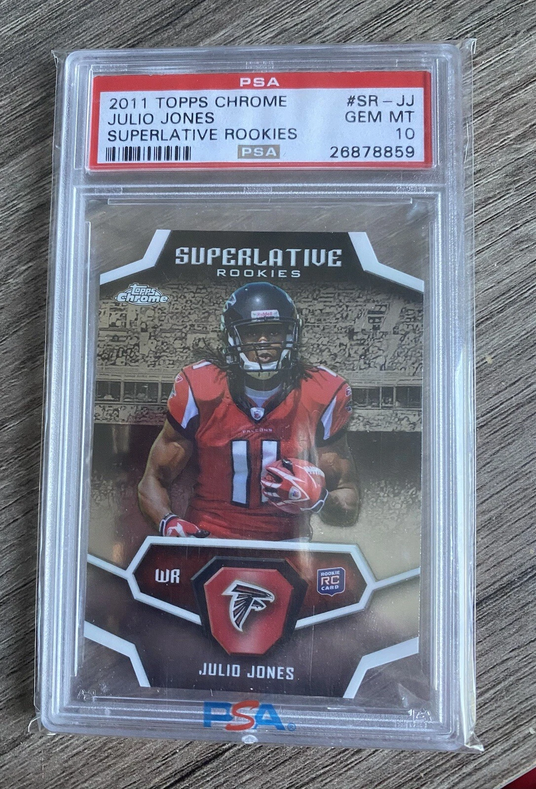 Julio Jones Topps Chrome Superlative Rookies #JJ Autograph 1/1