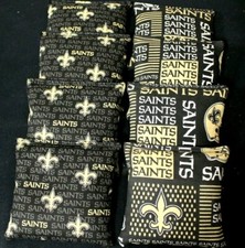 NEW ORLEANS SAINTS 8 ACA Regulation Cornhole Bags Game Toss Bags