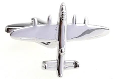 Plane Cufflinks Military Bomber Smooth Wedding Fancy Gift Box Free Ship USA