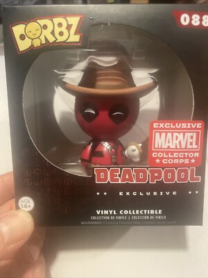 Funko Dorbz Deadpool (Cowboy) #88 Marvel Collector Corps Exclusive Figure NIB