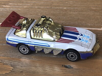 Vintage Matchbox Roadblasters Corvette Thunder Gunner Mad Max 1:56 Diecast 1983