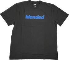 Frank Ocean Blonded Logo T-Shirt Black Blue X-Large Brand New
