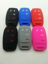 Silicone Fob Key Cover for 2019 2020 2021 2022 2023 2024 RAM 2500 3500 4500 5500