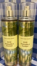 2-BATH  BODY WORKS RIO PINEAPPLE MANGO FRAGRANCE MIST BODY SPRAY 8 OZ