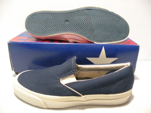 CONVERSE SKIDGRIP SLIPON MADE IN USA UNISEX MEN SZ 6 / WOMEN SZ 8 SHOES BLUE NEW - Picture 1 of 5