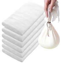 Cheese Cloth 100% Cotton 6 Pk - 162 Sq. Ft Lint Free for Cooking Straining LOLA
