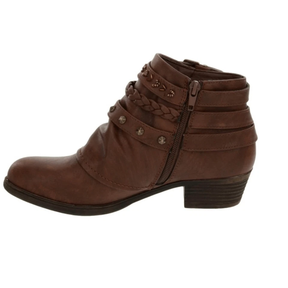 Vestido para mujer Sugar tacón bloque tobillo cremallera botín talla 9 NUEVO #H725 Foto 3 de 4