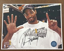 ROBERT HORRY SAN ANTONIO SPURS ACTION SIGNED 8x10