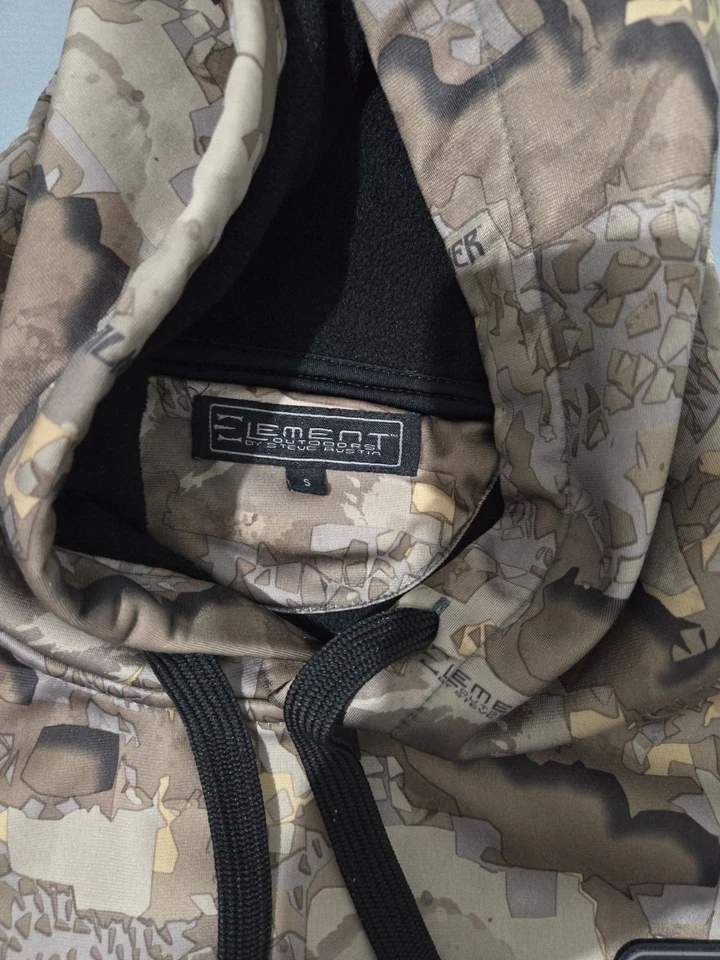 Sudadera con Capucha WWE Para Hombres Pequeña Piedra Fría Steve Austin Camuflada Acosador Cremallera Rara Pesada Wt. Foto 4 de 4