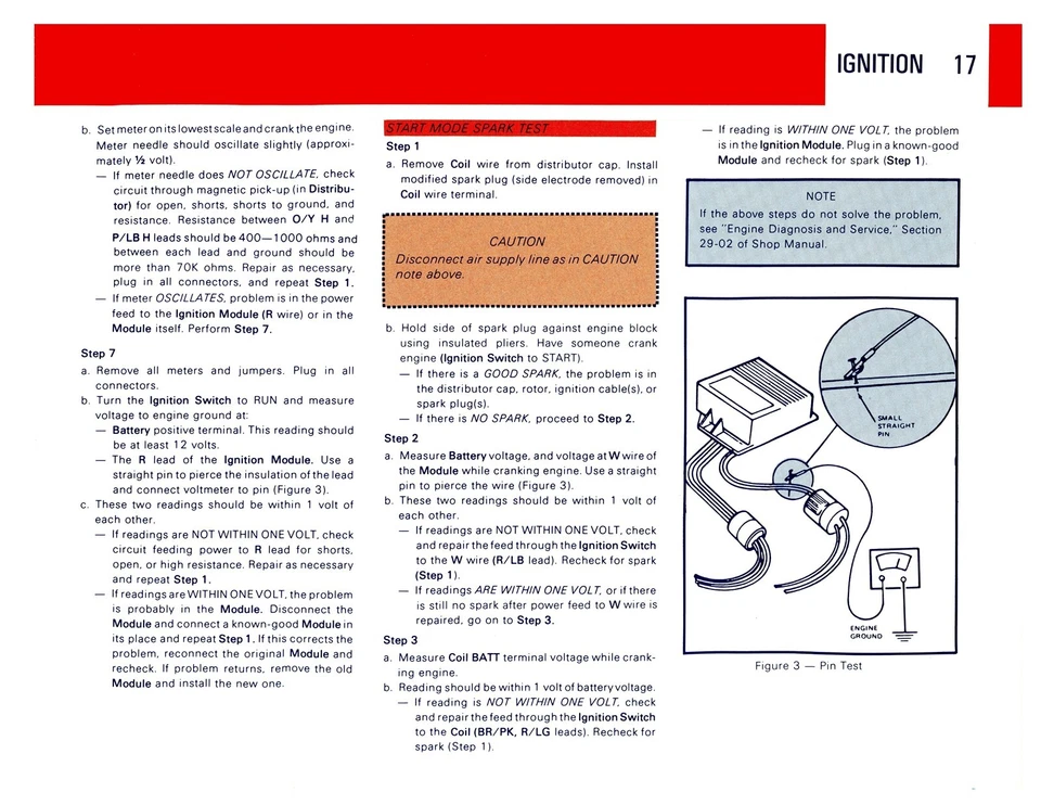 Ford Mustang Capri 1980 aspiradora eléctrica manual de solución de problemas - color Foto 3 de 3