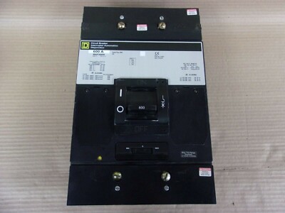 Square D MAP MAP36600 3 Pole 600 Amp 600V Circuit Breaker GRAY LABEL FLAWED #1