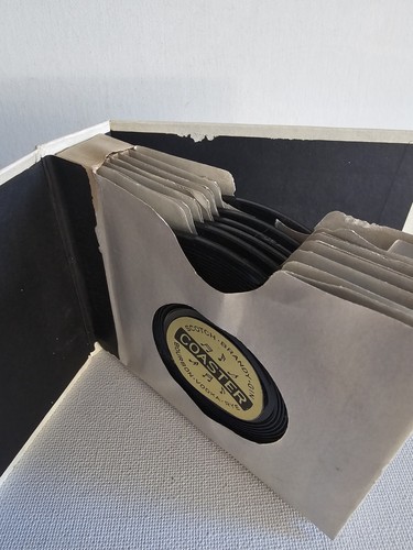 LP Record Album Drink Coasters Set 6 Made in Japan. Boxed Set - Picture 9 of 16