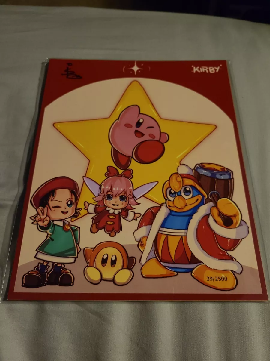 Bam Box Exclusive Kirby 64: The Crystal Shards 8x10 Art Print #39/2500 Gamer