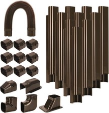 3 W 16.1 Ft Line Set Cover Kit for Mini Split...