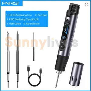 FNIRSI HS-03 Kit de fer à souder intelligent sans fil Rechargeable Fer à soudre ℃/℉