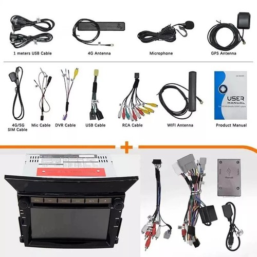 For 2009-2013 Honda Pilot Android 13 Car Stereo Radio Apple Carplay HD GPS Navi - Picture 21 of 24