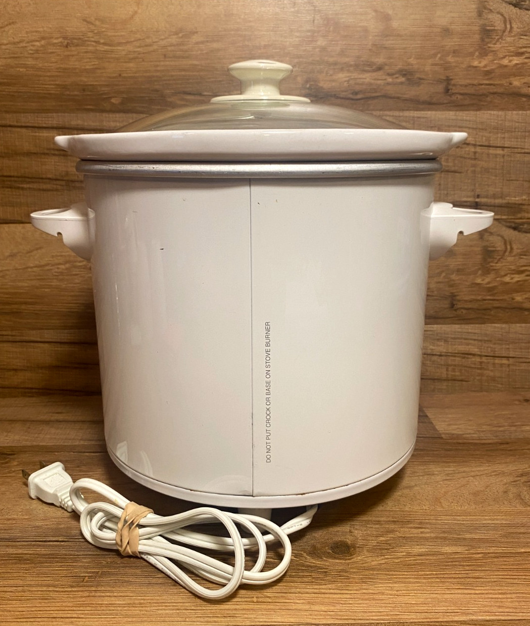 PROCTER SILEX - 4 QT. SLOW COOKER W/ REMOVABLE CROCK POT - GLASS LID #33320