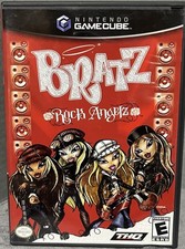 Vintage Nintendo Gamecube Bratz Dolls Rock Angelz Angels Complete Video Game