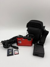 Nikon Coolpix AW110 Waterproof 16.0MP Digital Camera Orange w/5x Zoom Bundle