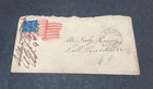 CIVIL WAR PATRIOTIC COVER  U.S. SHIP 3 cts CANCEL  KP89