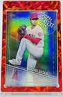 Shohei Ohtani ULTRA RARE RED REFRACTOR MAG INVESTMENT CARD TOPPS ANGELS MVP