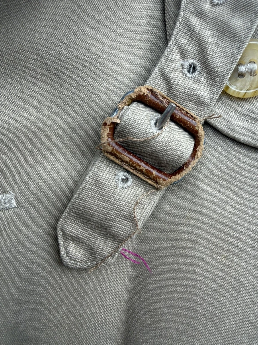 Abrigo de Colección Burberrys para Mujer 8 Largo Beige Algodón Trench Lana Forrado Cinturón Clásico
