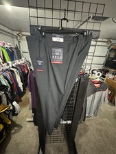 42/30 Chaps Performance Series men's dress pants featuring a flat front, NWT