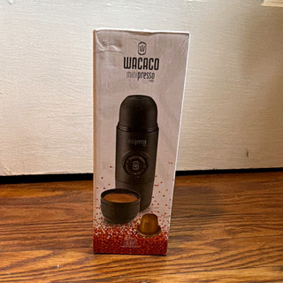 Wacaco Minipresso NS Portable Hand Powered Espresso Maker Nespresso Black