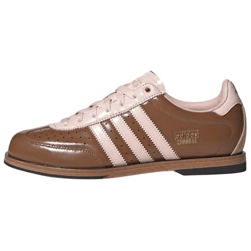 Adidas Originals Changle Bowling Casual Shoes Unisex Brown Pink KJ5142