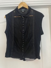 Vintage Jean Paul Gaultier ärmelloses Hemd m...