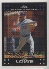2007 Topps Chrome X-Fractor Derek Lowe #229 6u5