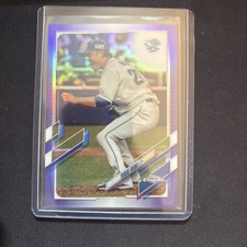 2021 Chrome NPB Nippon Professional Baseball Purple Refractor Yudai Ohno wq8