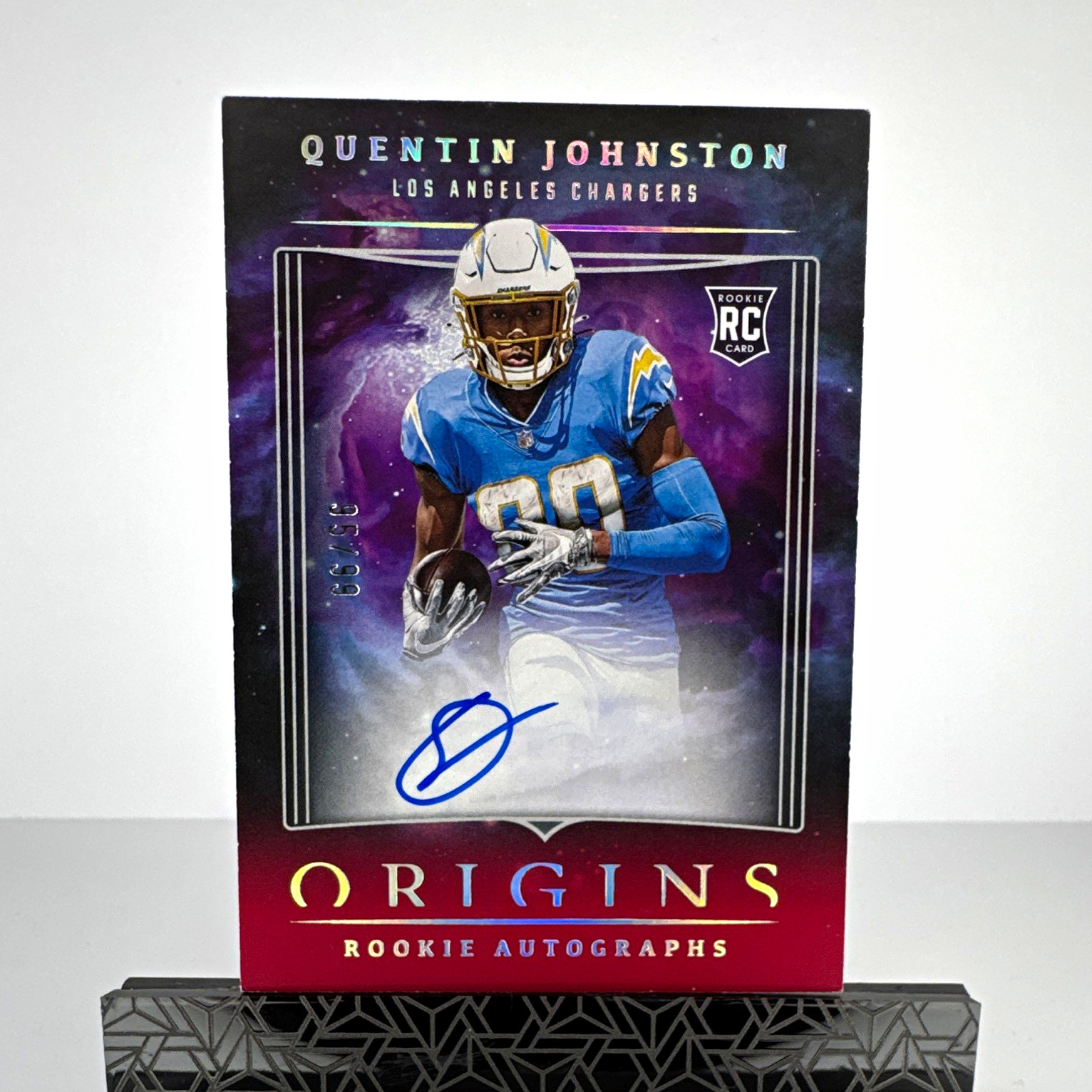 Panini 2023 Origins Rookie Autographs Quentin Johnston Auto #RAQJO Chargers
