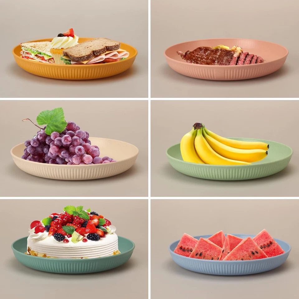 Kunststoffteller Set, Picknick Teller, Campingteller, Mikrowelle, spülmaschin... - Bild 4 von 4